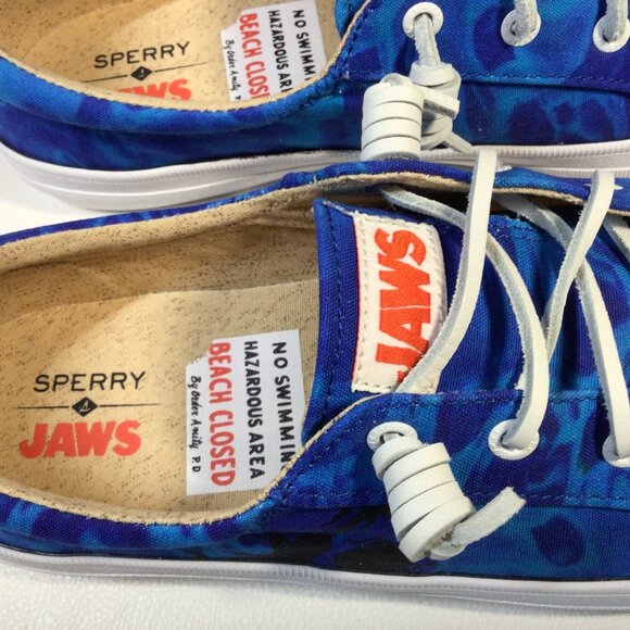 NEW Sperry Shoes Jaws Shark Blue Crest Vibe Women Size 9 - Picture 2 of 9